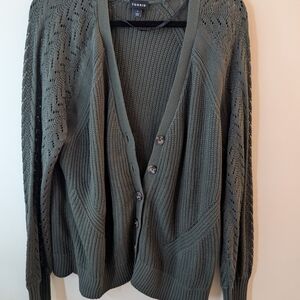 🌿🧶 Torrid Knit Button-Up Cardigan | Textured Charm, Cozy Layers ✨Size 1